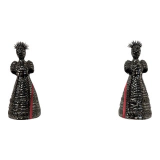 Contemporary Twin Figure Ceramic Sculptures by Jeremy Plotkin Wong For Sale