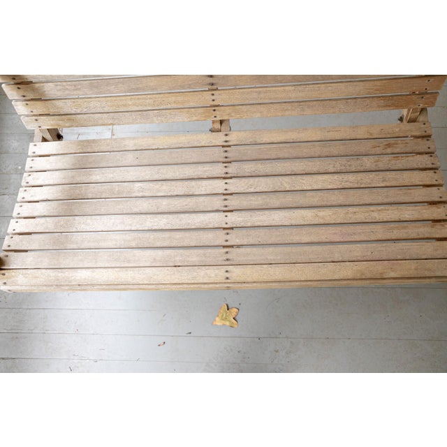 A Classic Teak Porch Swing For Sale In Raleigh - Image 6 of 10