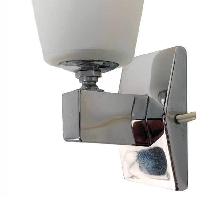 Silver Italian Wall Light, 1970s For Sale - Image 8 of 9