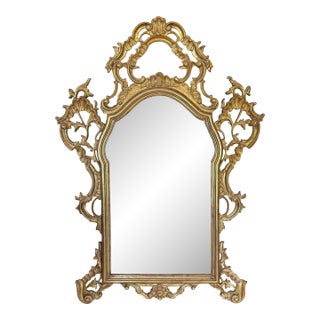 18th C Style Hendrix Allardyce French Rococo Giltwood Mirror For Sale