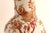 VTG Mid Century Chinese Porcelain Vase, Hand Painted Roosters, 11.75" For Sale - Image 4 of 8