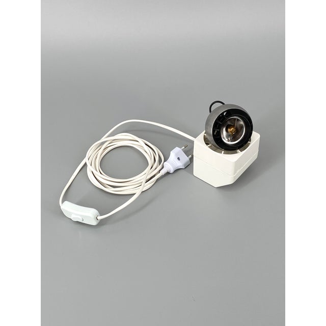 Contemporary Magnetic Mini Beige 41601 Spotlight Lamp by Dieter Witte for Osram, Germany, 1970s For Sale - Image 3 of 16