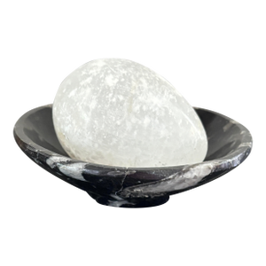 Vintage Crystal Egg Polished - Fossil Bowl (2pc)