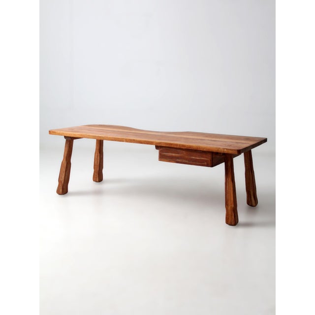 Mid-Century Ranch Oak Coffee Table For Sale - Image 12 of 18