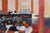P. Olland, La Brasserie Georges in Lyon, 1990s, Oil on Canvas For Sale - Image 9 of 16