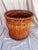 Wood Large Chinese Woven Willow Basket For Sale - Image 7 of 7