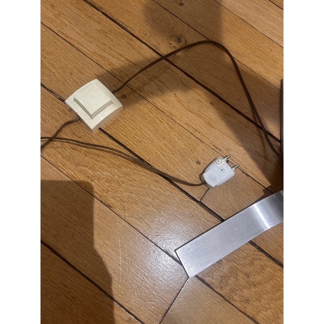 Brushed Steel Floor Lamp, 1970s For Sale - Image 13 of 14