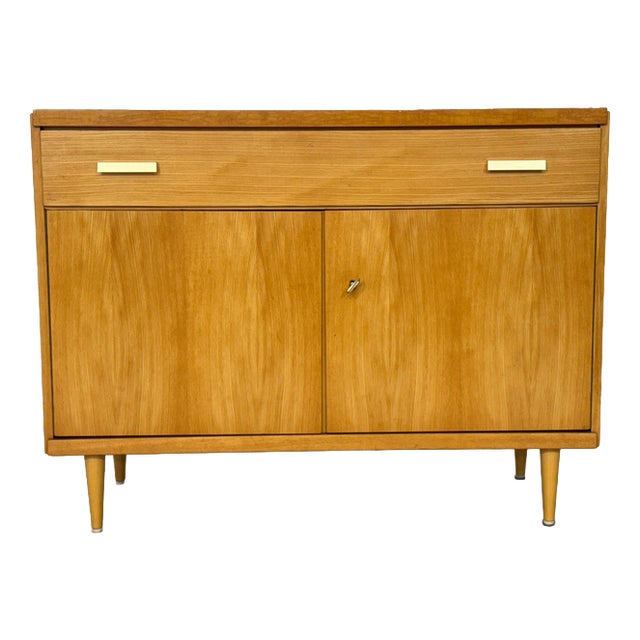 Mid-Century Modern Sideboard in Elm, 1960s For Sale