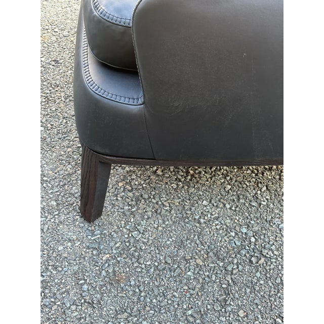 Maxalto Febo Leather Lounge Chairs—TWO Available For Sale In Washington DC - Image 6 of 12