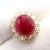 1960s 1960s Van Cleef & Arpels Large Cabochon Burmese No Heat Ruby Diamond Gold Ring Gia, Size 6 For Sale - Image 5 of 15