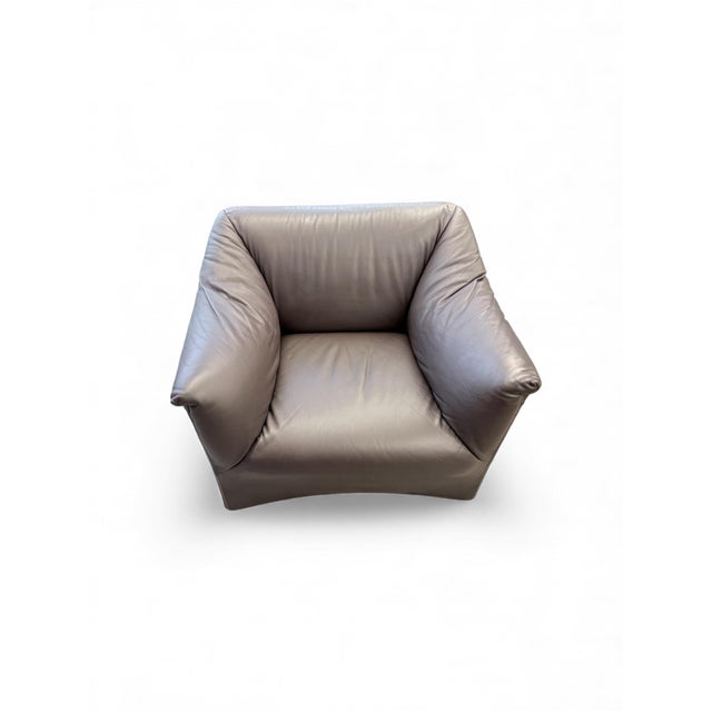 Tentazione Leather Chair by Mario Bellini for Cassina, 1970s For Sale - Image 10 of 10