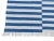 Handmade Sky Blue and White Cotton Vegetable Dyed Striped Rug - 9'x12' For Sale - Image 10 of 10