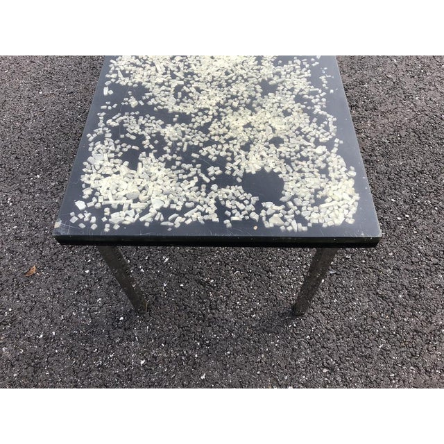 1970s Resin Coffee Table attributed to Pierre Giraudon, 1970s For Sale - Image 5 of 9