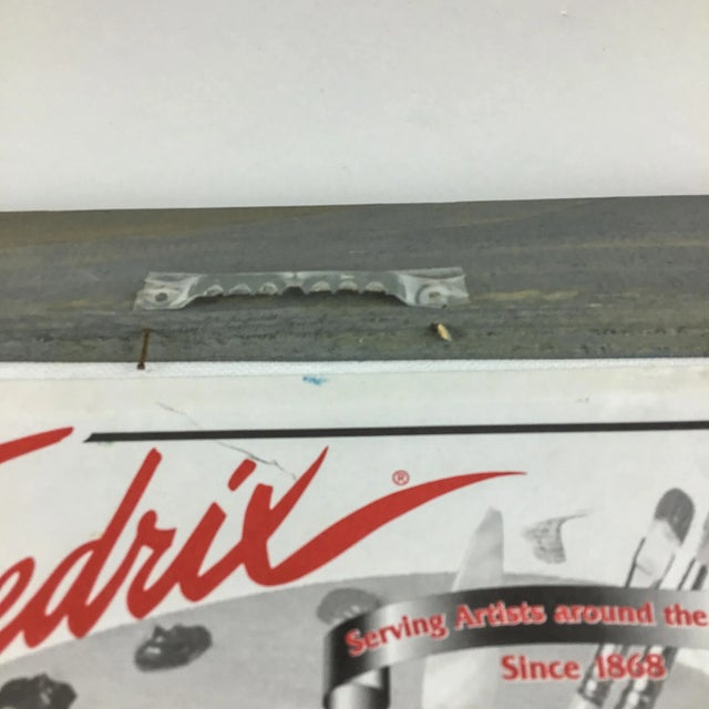 Mid Century Artisan Oil Painting Camden Maine For Sale - Image 12 of 13