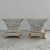 Late 20th Century Pair of Reticulated Porcelain Baskets With Gilt Detail and Lion Paw Feet For Sale - Image 11 of 11