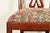 Brown Henredon Georgian Carved Mahogany Side Chairs or Dining Chairs, Pair For Sale - Image 8 of 15