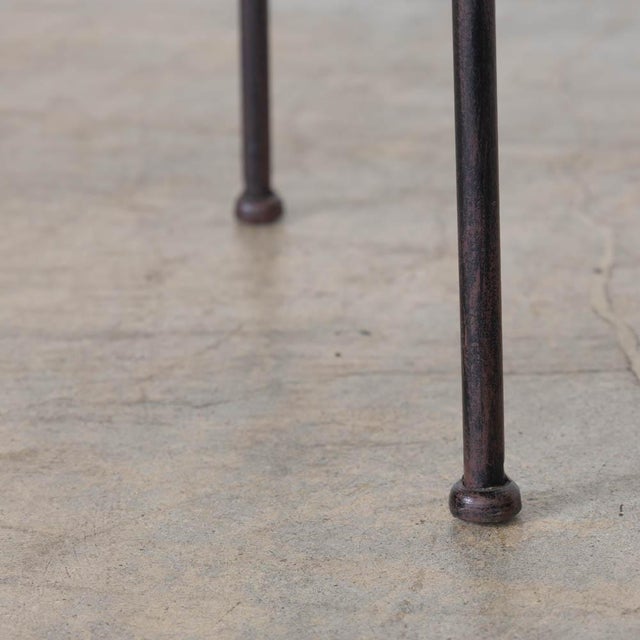 Late 20th Century French Neoclassical Iron Dining Chairs, Set of 6 For Sale - Image 13 of 15