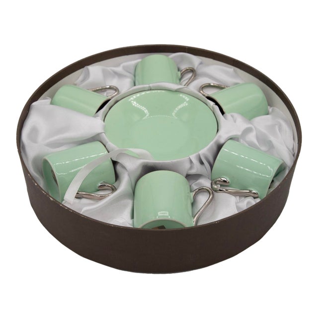 Late 20th Century Classic Coffee and Tea Company - Espresso Service - Six Settings For Sale