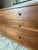 Brown Vintage Mid Century MCM Walnut 6-Drawer Dresser With White Laminate Top For Sale - Image 8 of 13