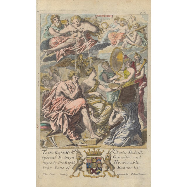 1686 Frederick Hendrik Van Hove Engraving "The Painting" For Sale