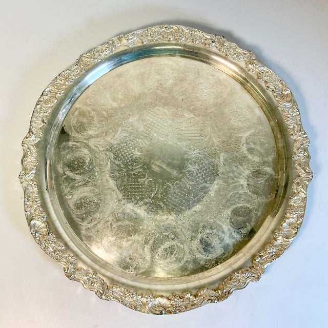 1940s Vintage Hollywood Regency Empire Towle Silver Plate Punch Bowl Set - 23 Pieces For Sale - Image 17 of 18