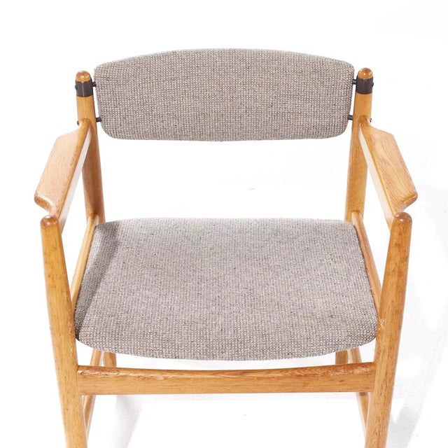 Børge Mogensen for Karl Andersson & Söner Mid Century Danish Oak Dining Chairs - Set of 6 For Sale - Image 10 of 11