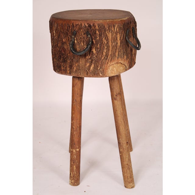 Country Butcher Block Tab;le For Sale - Image 4 of 12