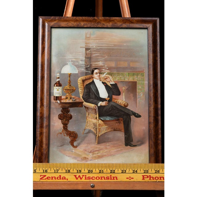Late 19th Century "The Club Cocktails" Tin Litho Advertising Sign For Sale - Image 13 of 13