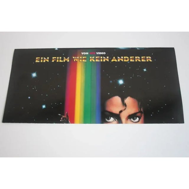 Double-Sided Michael Jackson: Moonwalker Movie Poster, 1989 For Sale - Image 13 of 14