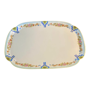 Early 20th Century Hand Painted Makuri Japan Catchall Table Small Serving Tray