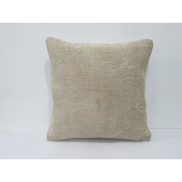 Ivory Decorative Pillow Cover For Sale - Image 4 of 4