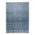 8x11 Blue Hand-Knotted Wool Diamond Lattice Stripes Tribal Modern Carpet Rug For Sale