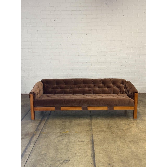 Not Yet Made - Made To Order Osasco Sofa in Pecan Velvet For Sale - Image 5 of 12