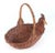 Vintage Chicken Sculpted Rattan Basket For Sale - Image 9 of 9
