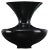 Amphora Master in Glass with White Interior and Exterior in Black from VGnewtrend For Sale