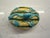 Mid-Century Modern Vintage Italian Majolica Melon Tureen With Lid Hand Painted Ceramic Bowl For Sale - Image 3 of 5