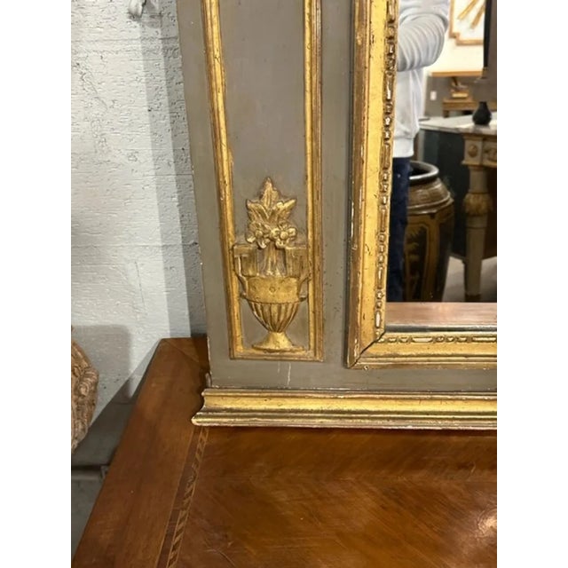French Trumeau Mirror For Sale In Dallas - Image 6 of 8