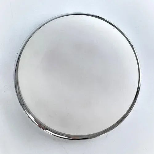 Art Deco Flush Mount in Chrome & Opal Glass, 1940s For Sale - Image 3 of 7