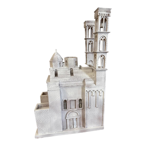 Early 20th Century Vintage Italian Wooden Model of Italian Architecture.