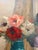 French Provincial Bouquet of Anemones, Oil Painting on Panel, Signed Charles Martin-Sauvaigo 1966 For Sale - Image 3 of 12
