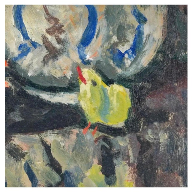 Roger Mühl, Roger Muhl Fauvist Still Life Cactus Ecole de Paris French Oil Painting Paques, 1958 For Sale - Image 11 of 14