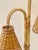 French Bamboo & Rattan Double Light Table Lamp For Sale In West Palm - Image 6 of 16