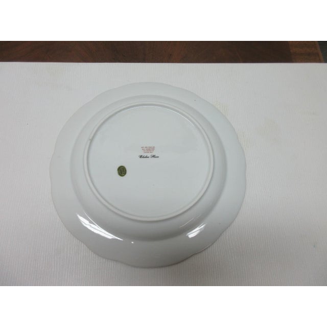 Green 1980s Chelsea House Decorative Floral Design Dining Plate Asian Inspired For Sale - Image 8 of 9