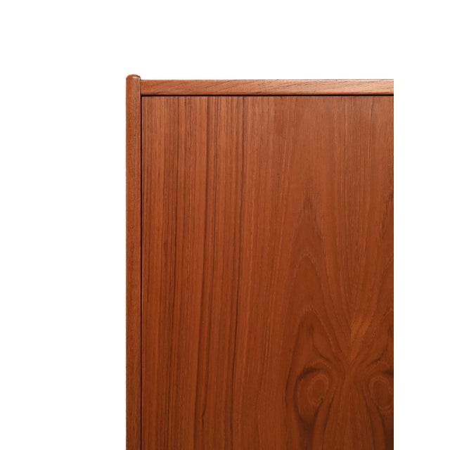 Wood Scandinavian Sideboard with Cantilevered Handles, 1960s For Sale - Image 7 of 12