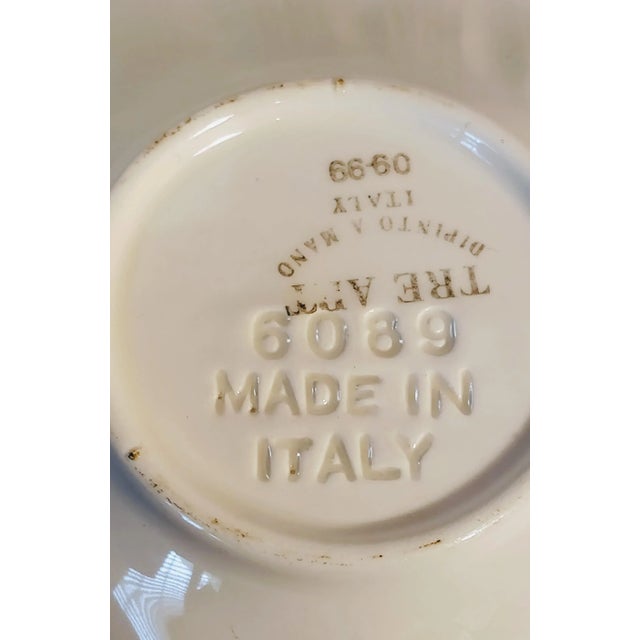 Trompe l'Oeil Tre Art Italy Shell Dish Shrimp With Oyster Clam For Sale - Image 4 of 5