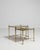 Gold 19th Century France Gold Metal Nesting Table For Sale - Image 8 of 10