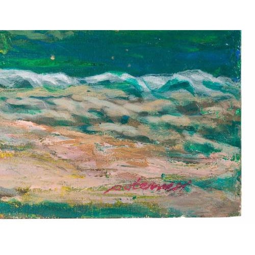 Oil on wooden panel realized by Alessio Paternesi (1937-2023). Hand signed. Very good condition. This piece is attributed...