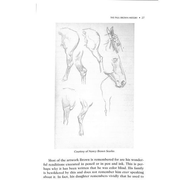 "Paul Brown: Master of Equine Art" 2001 Biscotti, M. L. For Sale - Image 10 of 14