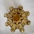 Mid-Century Modern Vintage Murano Style Amber Art Glass Sculptural Catchall Bowl For Sale - Image 3 of 7