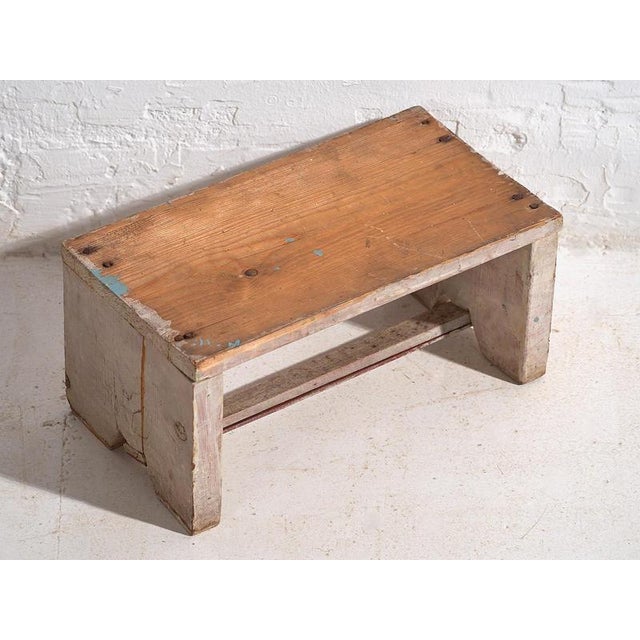 Brown Low Stool, 1920s For Sale - Image 4 of 7